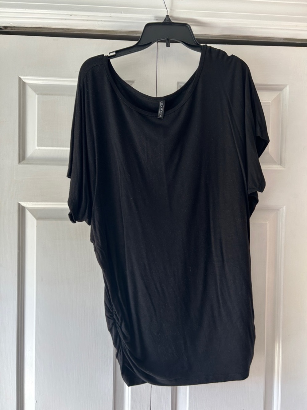 By Johnny Black Dolman Sleeve Draped Top